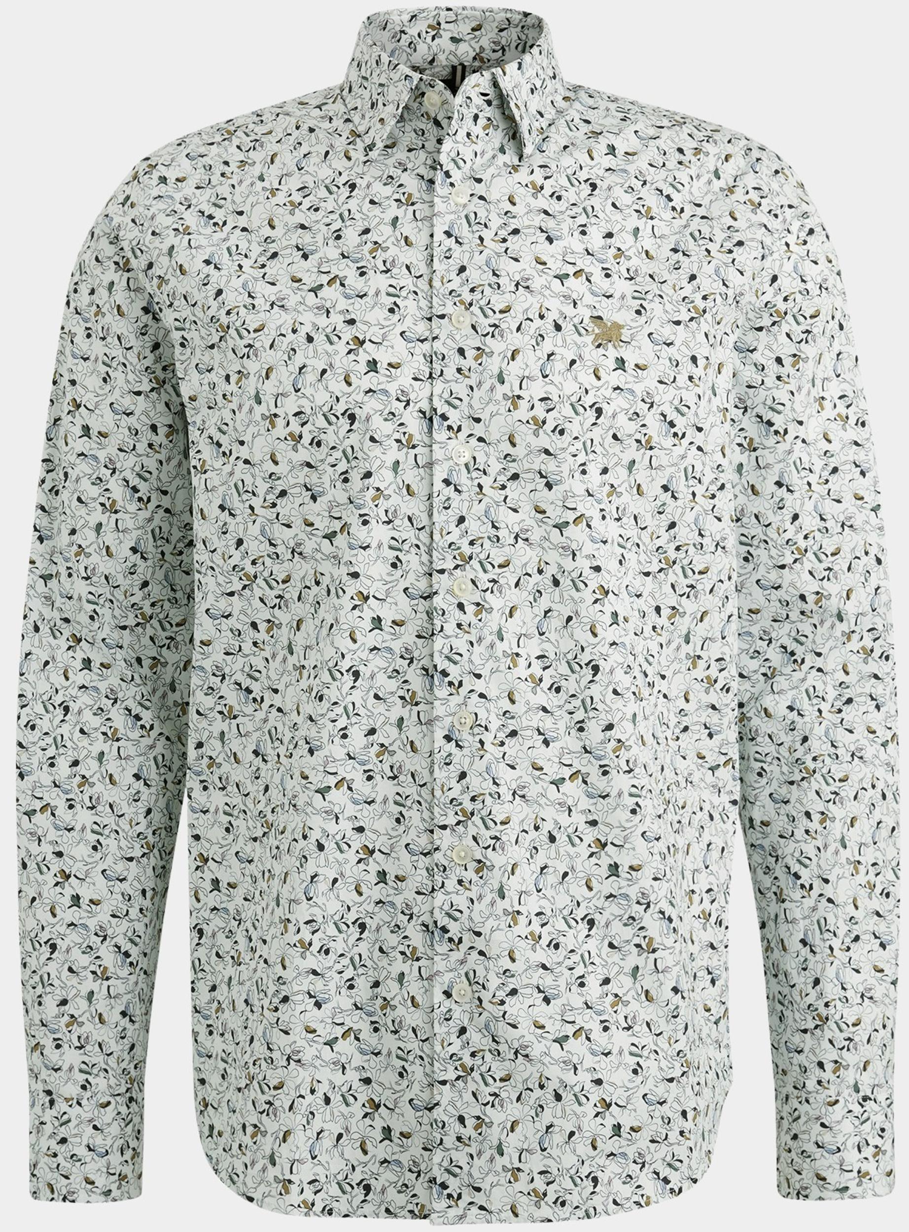 Vanguard Casual hemd lange mouw Wit Long Sleeve Shirt Print on Fi VSI2503221/7003
