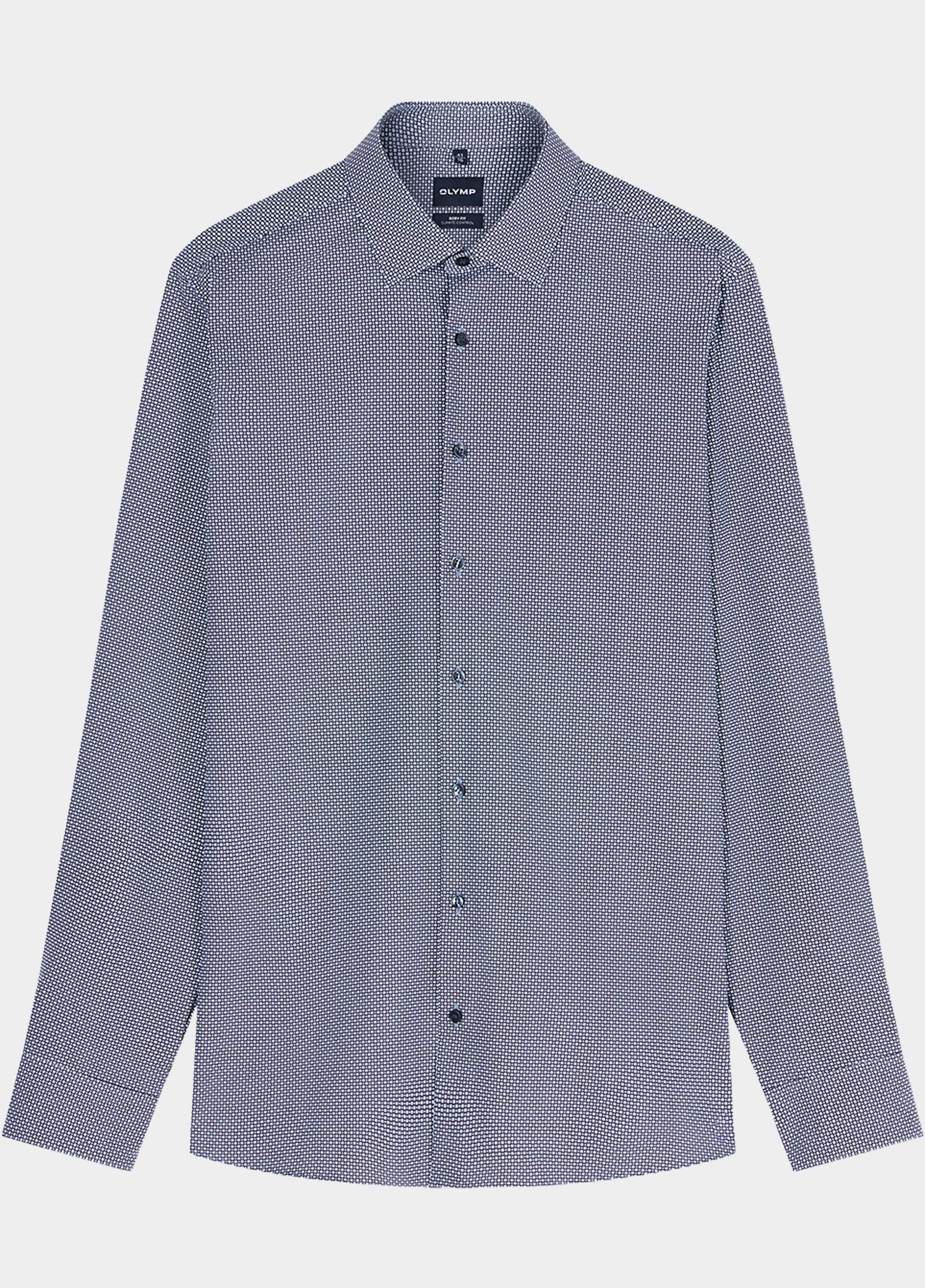 Olymp Zakelijk overhemd heren Blauw Level 5 CC bf D.8312 212424/11