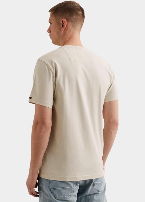 PME Legend T-shirt korte mouw Beige Short sleeve r-neck American PTSS2602599/7013
