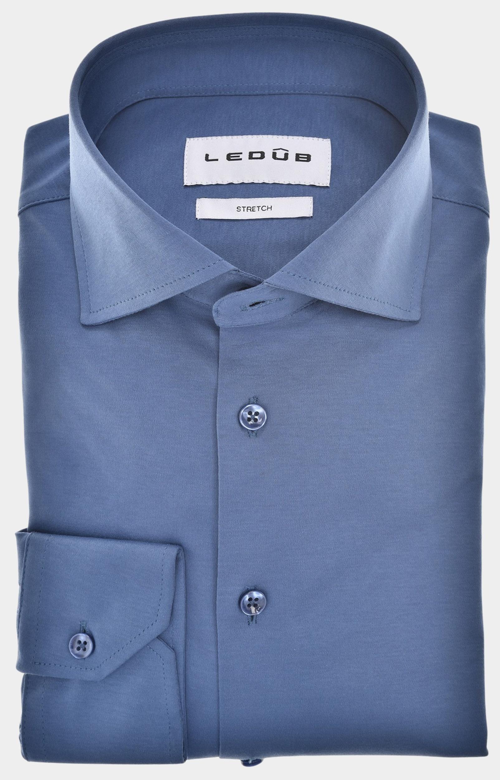 Ledub Business hemd lange mouw Blauw LE24216 MFN5 0143116/165-000-000