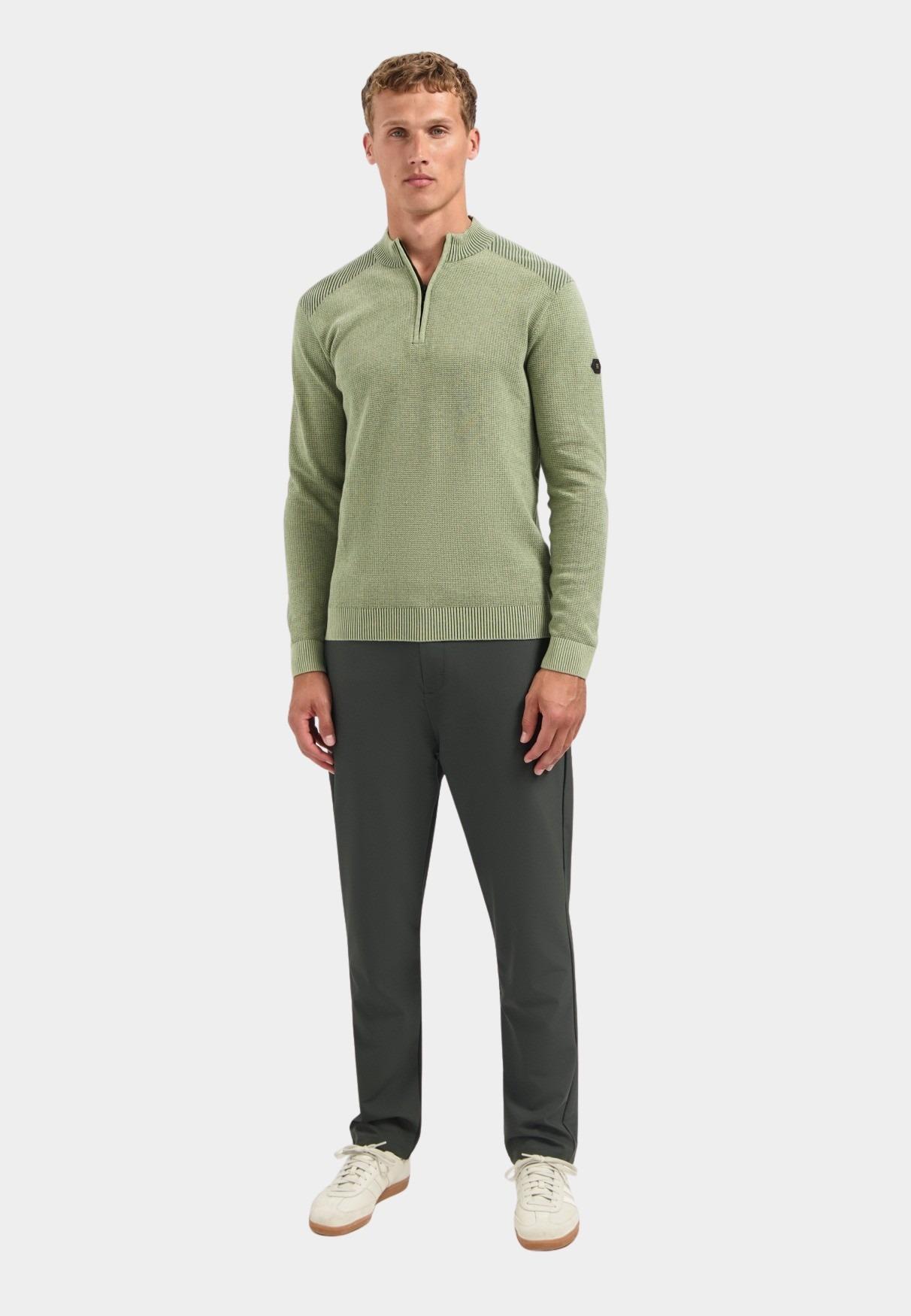 No Excess Half Zip Groen  29230813SN/197