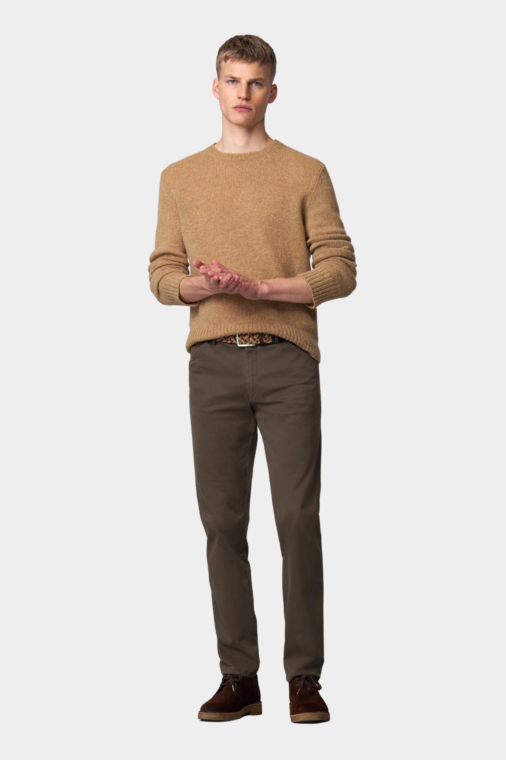Meyer Katoenen Broek Bruin CHICAGO Art.2-5612 3322561200/35