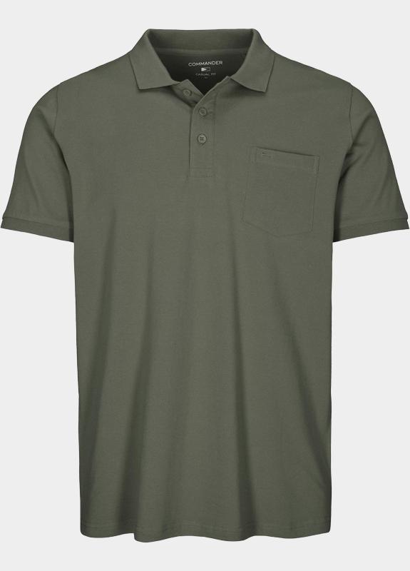 Commander flag Polo heren Groen  214008358/540