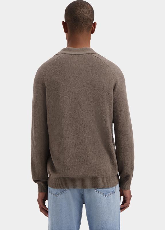 Dstrezzed Polo lange mouwen heren Grijs DS_Luke Polo 406006/216