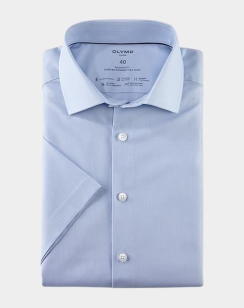 Olymp Business hemd korte mouw Blauw 1230/22 Hemden 123022/11