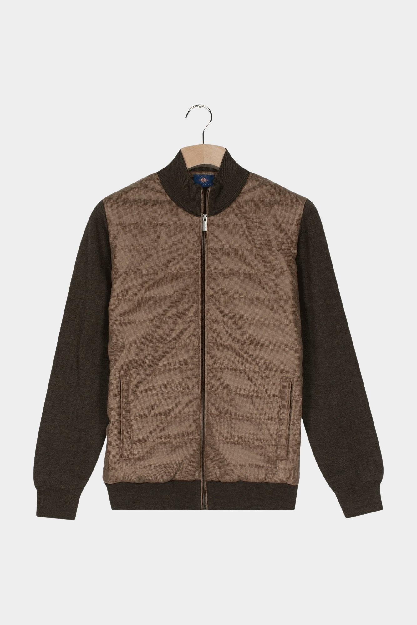 Baileys Vest Bruin Cardigan Zip  Front Body slig 522080/805