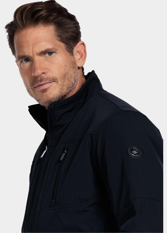 Baileys Winterjas heren Blauw Jacket Zipped sidepockets 522370/60
