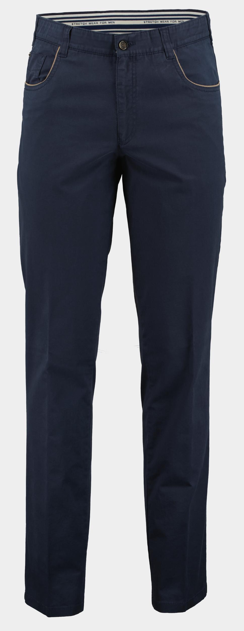 F043 Katoenen Broek Blauw Stretch city 5-pocket 2081.1.11.137/611