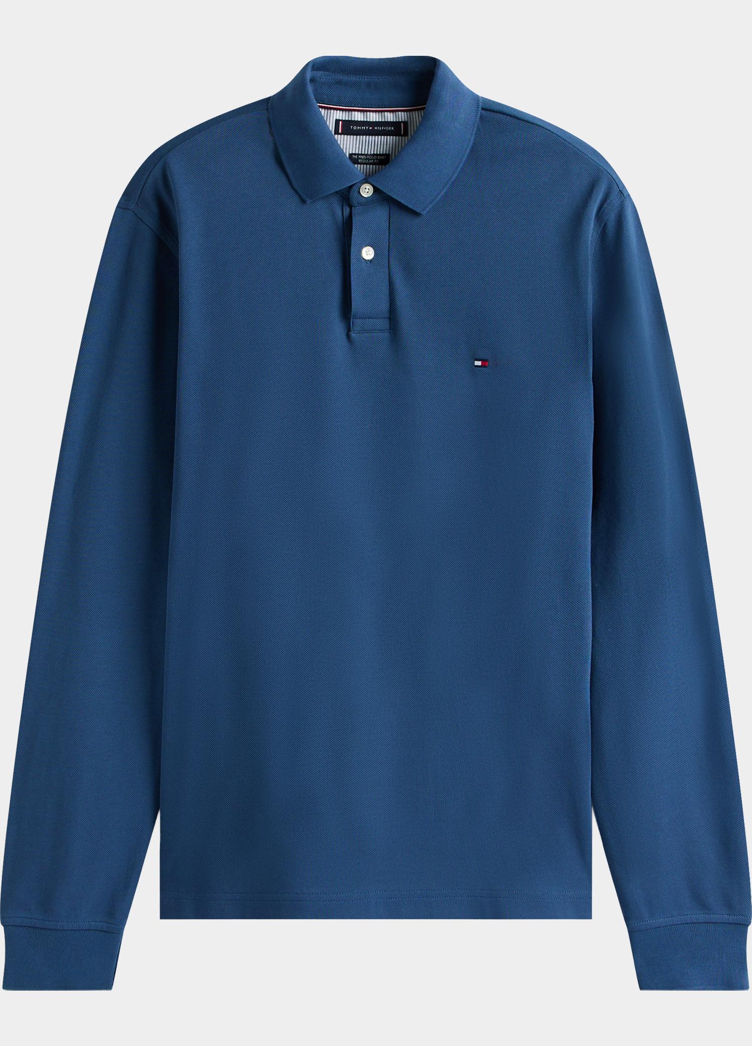 Tommy Hilfiger Polo lange mouwen heren Blauw 1985 REGULAR LS POLO MW0MW20183/DBZ
