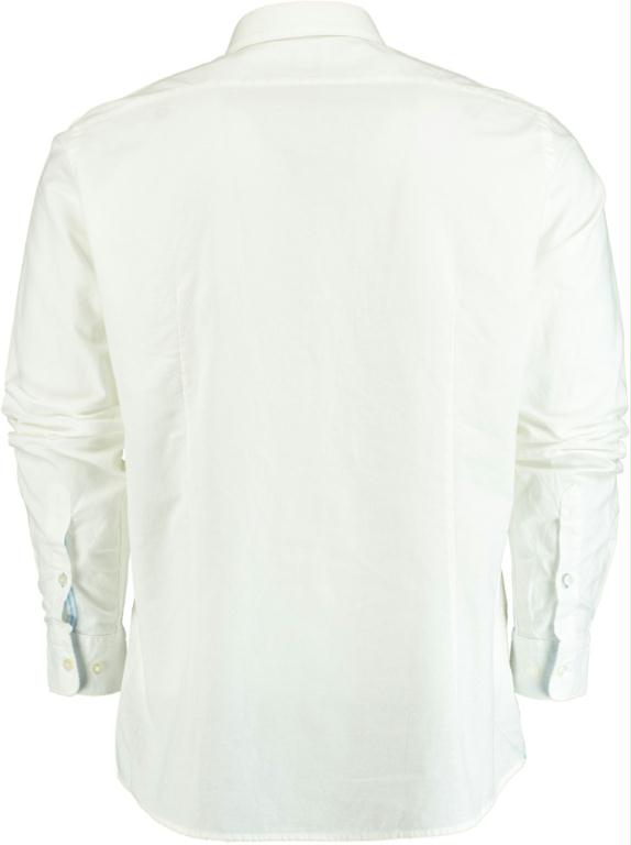BOSS Black Casual hemd lange mouw Wit Overhemd Lukas_53 Wit Regular 50411900/100