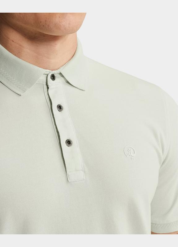 Cast Iron Polo korte mouw Blauw Short sleeve polo slim fit fi CPSS2605894/5011