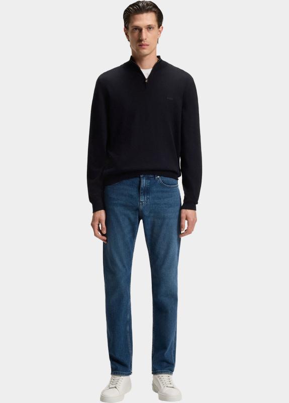 BOSS Black Half Zip Blauw Padro-L 10260473 01 50516914/404