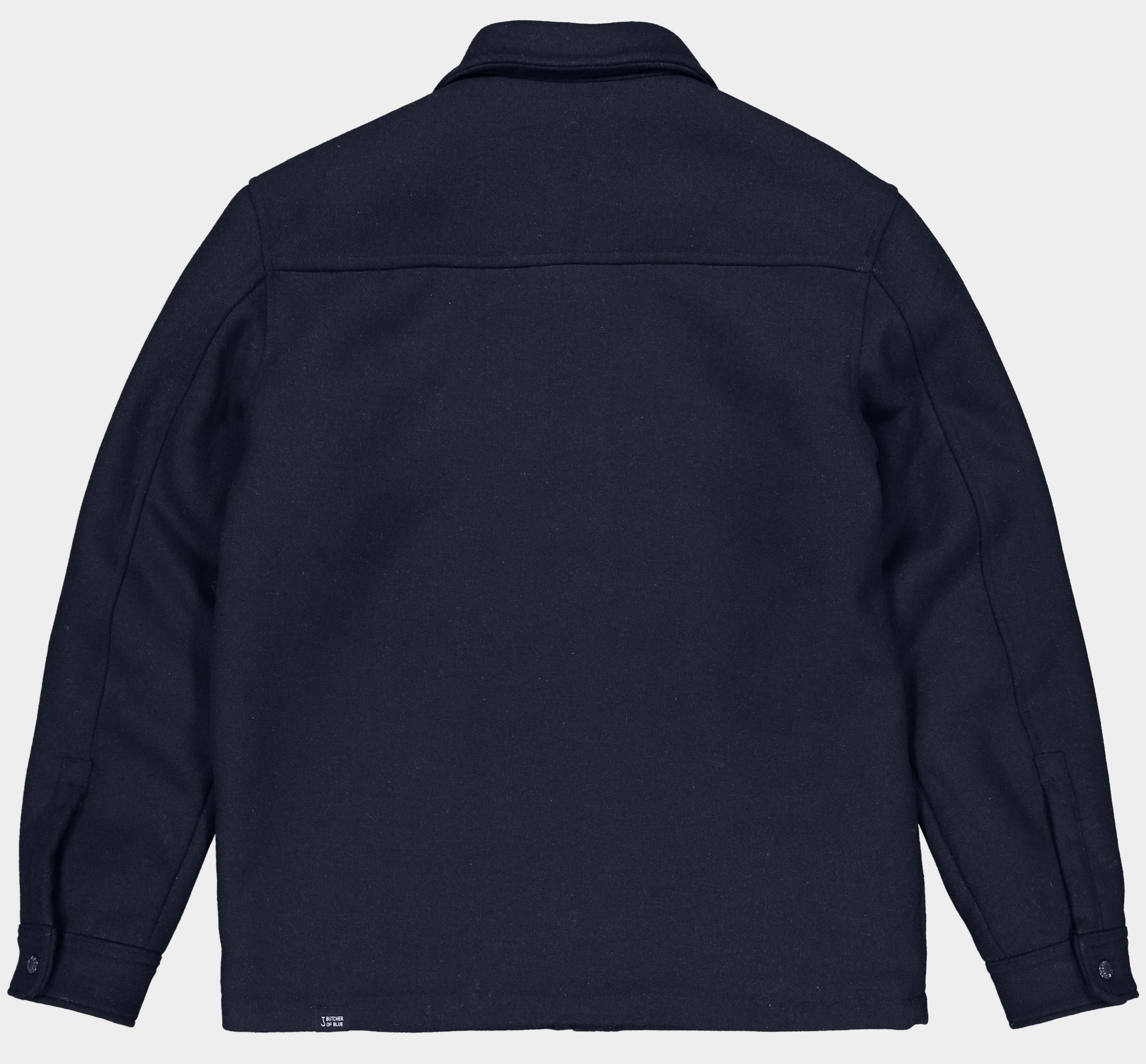 Butcher of Blue Winterjack Blauw Norbu Padded Wool Jacket M2514009/890