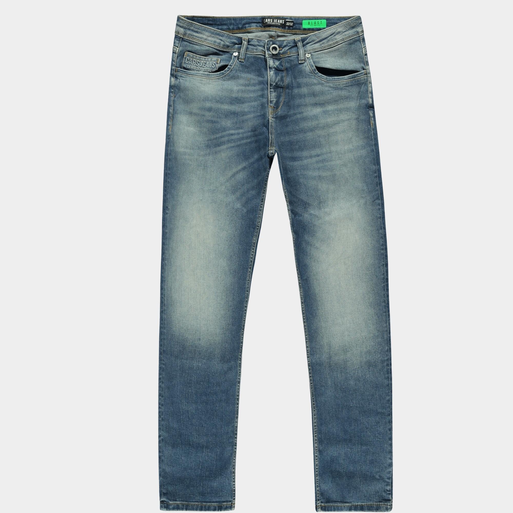 Cars Jeans 5-Pocket Jeans Blauw BLAST 78428/81