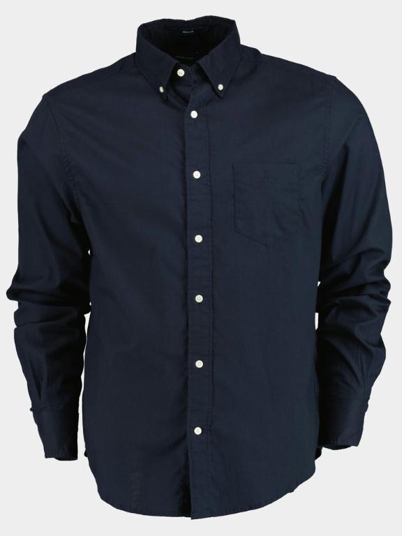 Armani Exchange Overhemd Met Geborduurd Logo in het Blauw voor heren Heren Kleding voor voor Ondergoed voor Sokken 