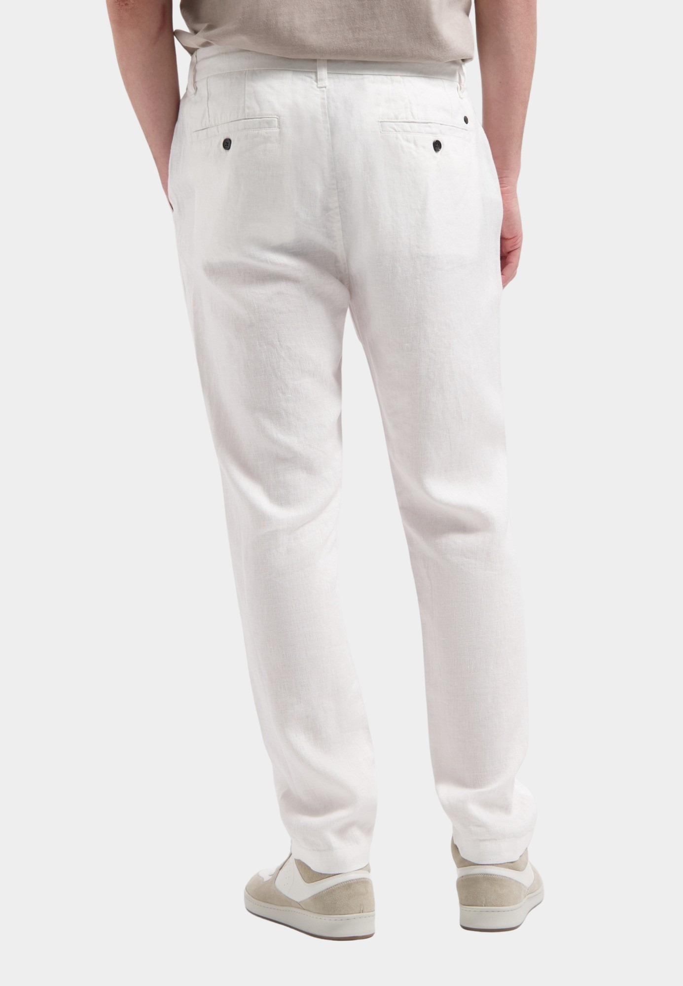 Dstrezzed Linnen Broek Wit DS_James Beach Pants 501822S/100