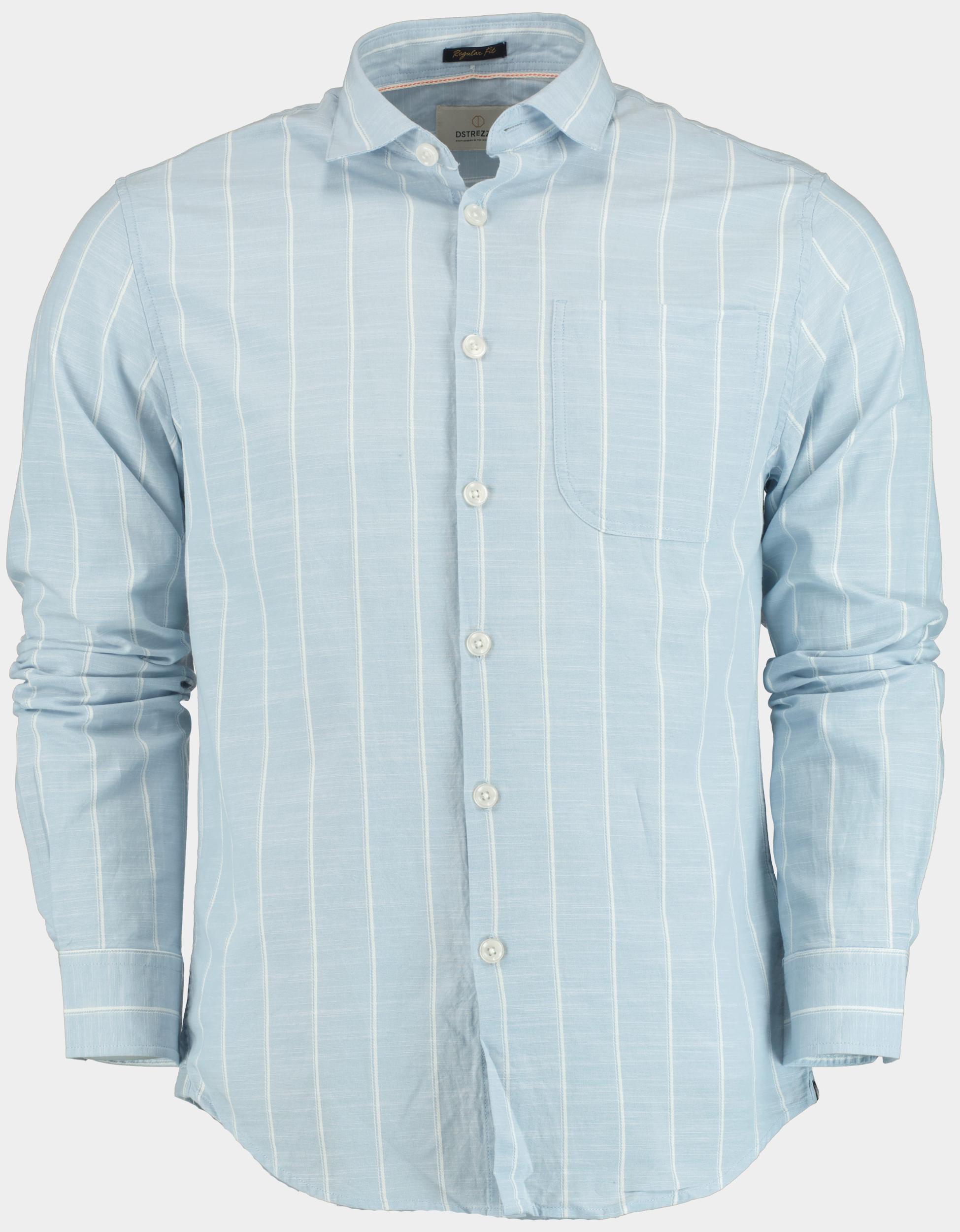 Dstrezzed Casual hemd lange mouw Blauw Kratos Shirt 303902/646