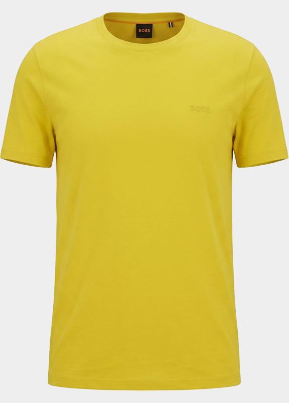 BOSS Orange T-shirt heren Geel Tegood 10240843 01 50508243/721