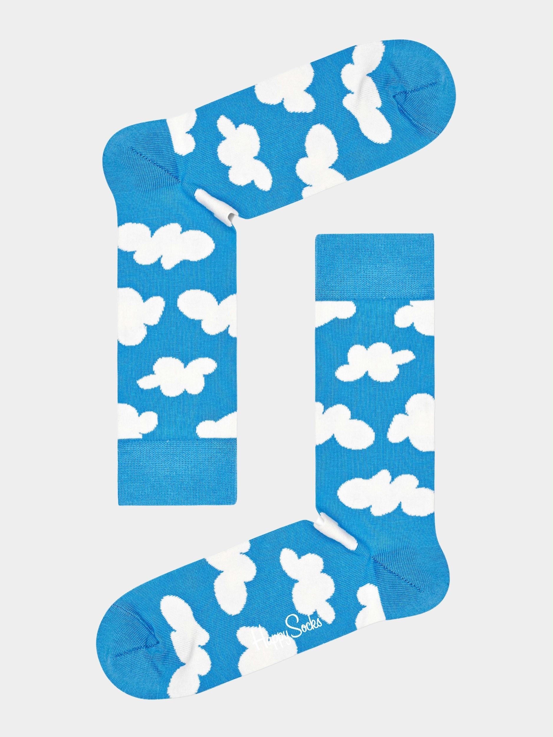 Happy Socks Sokken Blauw Cloudy CLO01/6700