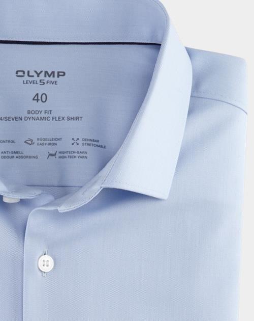Olymp Business hemd korte mouw Blauw 0734/12 Hemden 073412/11