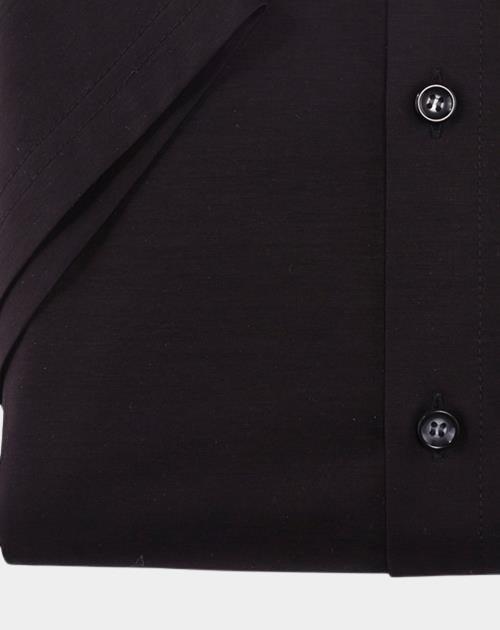 Olymp Business hemd korte mouw Zwart No. Six 24/Seven 250372/68