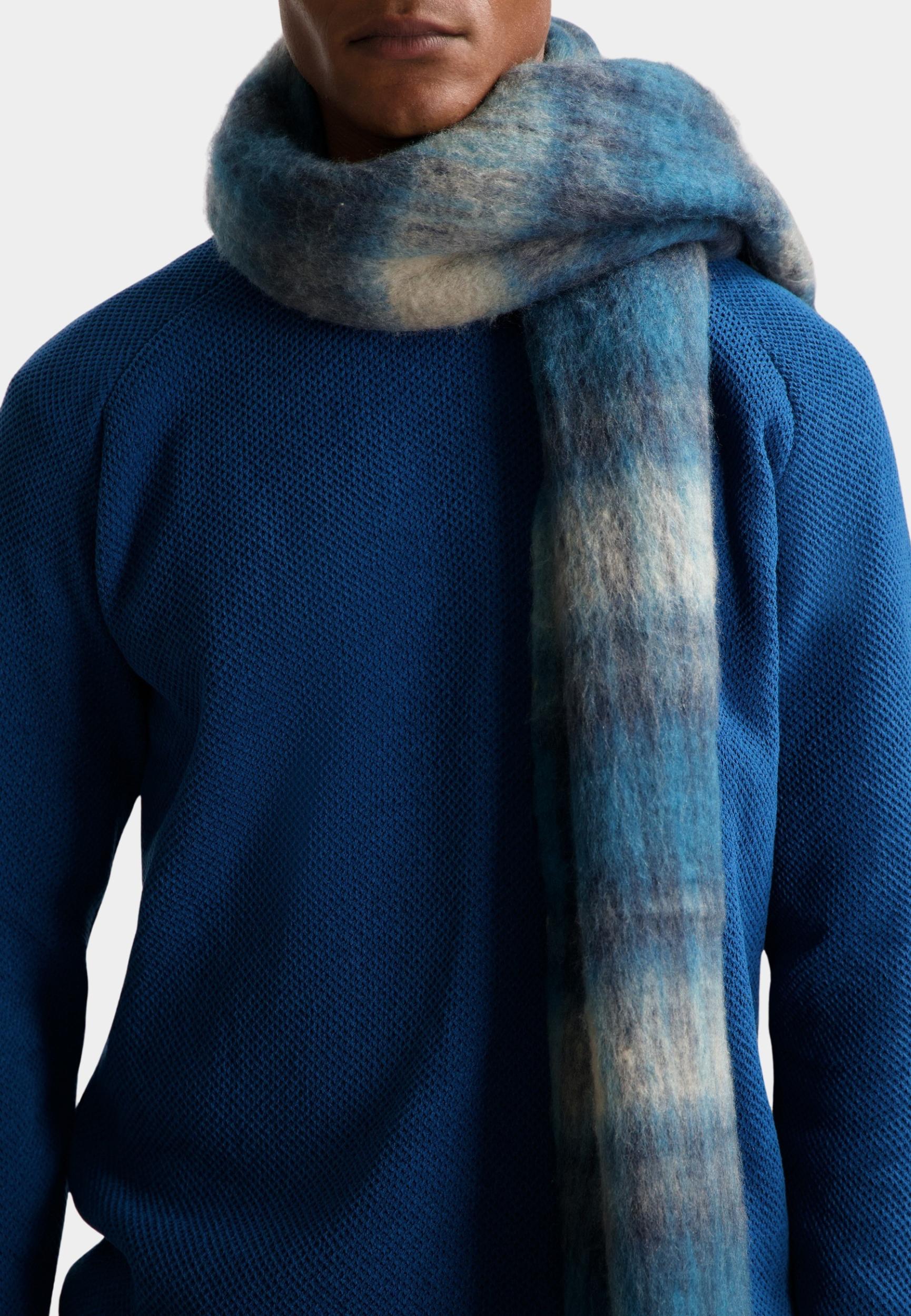 Dstrezzed Shawl Blauw DS_Dru Check Scarf 655116/605