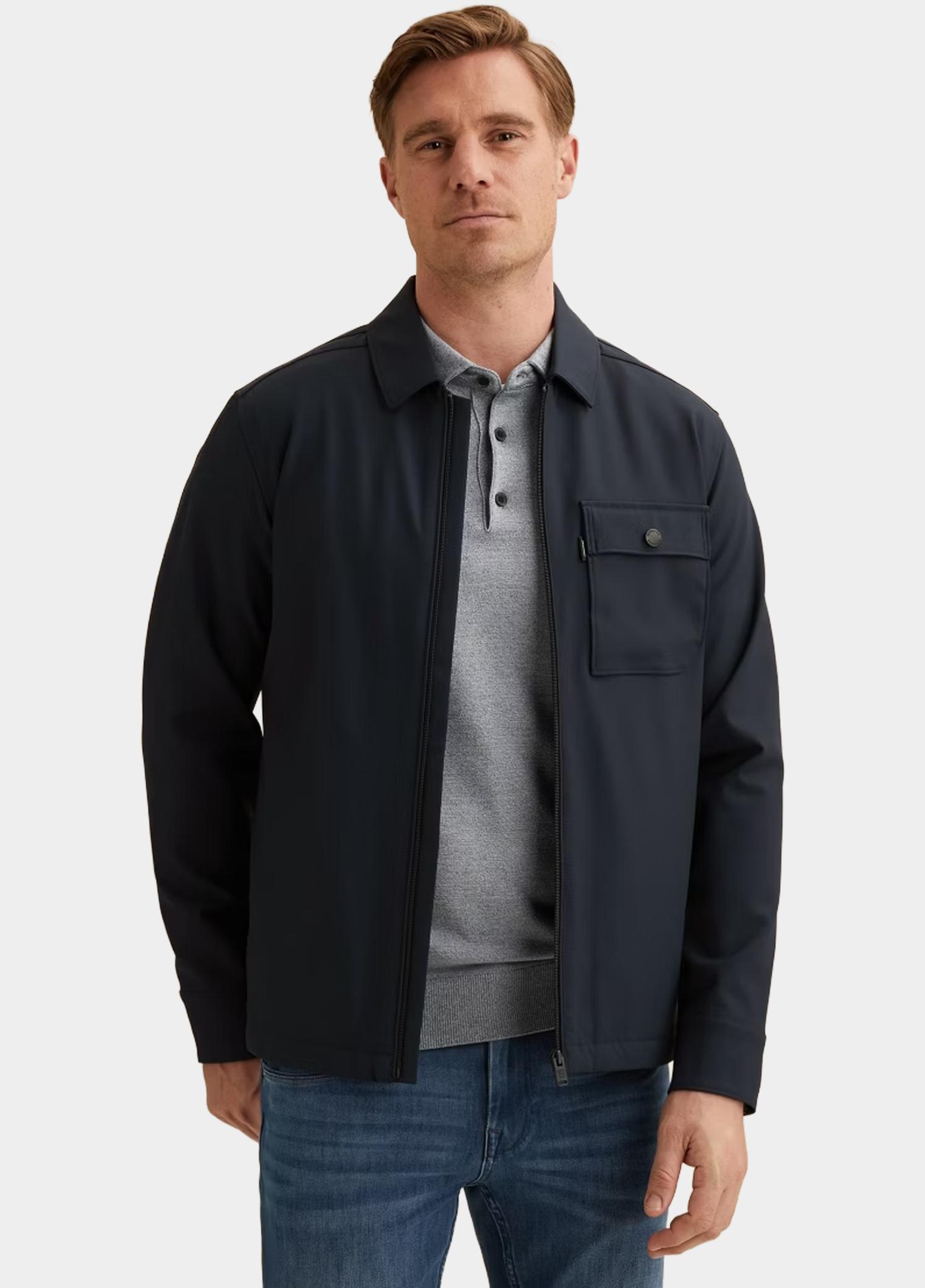 Vanguard Overhemd heren Blauw Long sleeve shirt Bi-stretch VSI2608217/5073