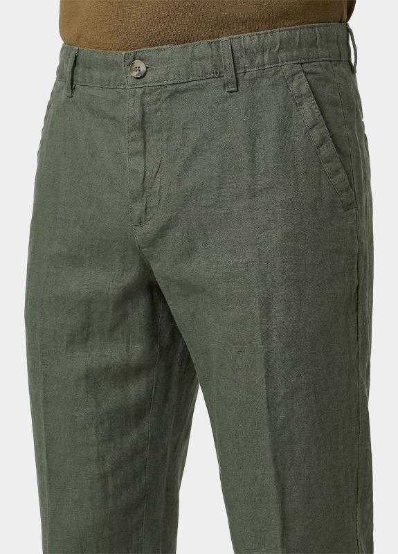Bos Linnen Broek Groen Beach pant 5507.426/331