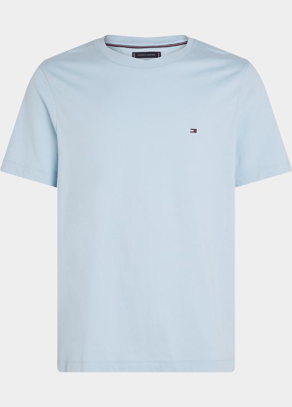 Tommy Hilfiger T-shirt korte mouw Blauw ESS Seasonal Reg Fit Solid Tee MW0MW39995/C1O