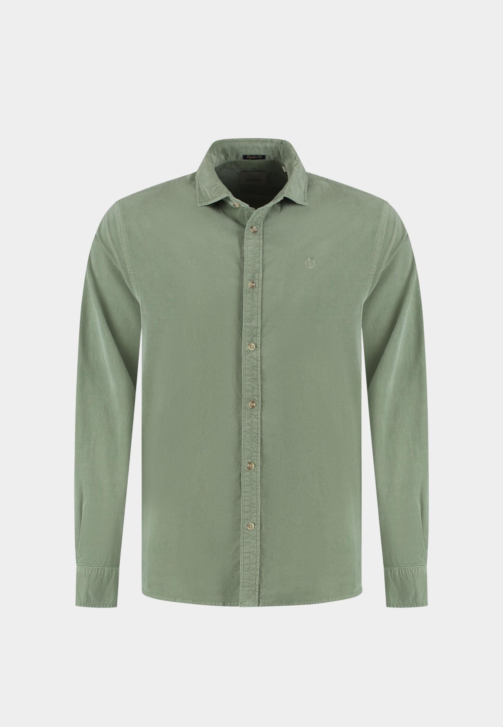 Dstrezzed Casual hemd lange mouw Groen DS_Roul Shirt 303883/544