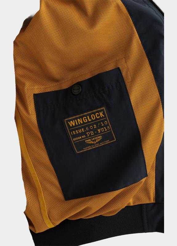 PME Legend Zomerjas heren Blauw Flight jacket WINGLOCK - 2L S PJA2602110/5281