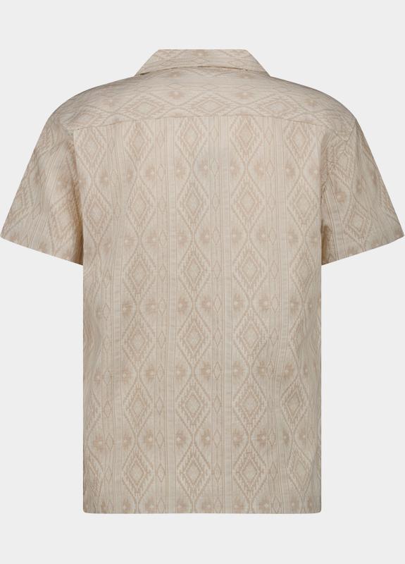 Cars Jeans Casual hemd korte mouw Beige Mebar 68571/83