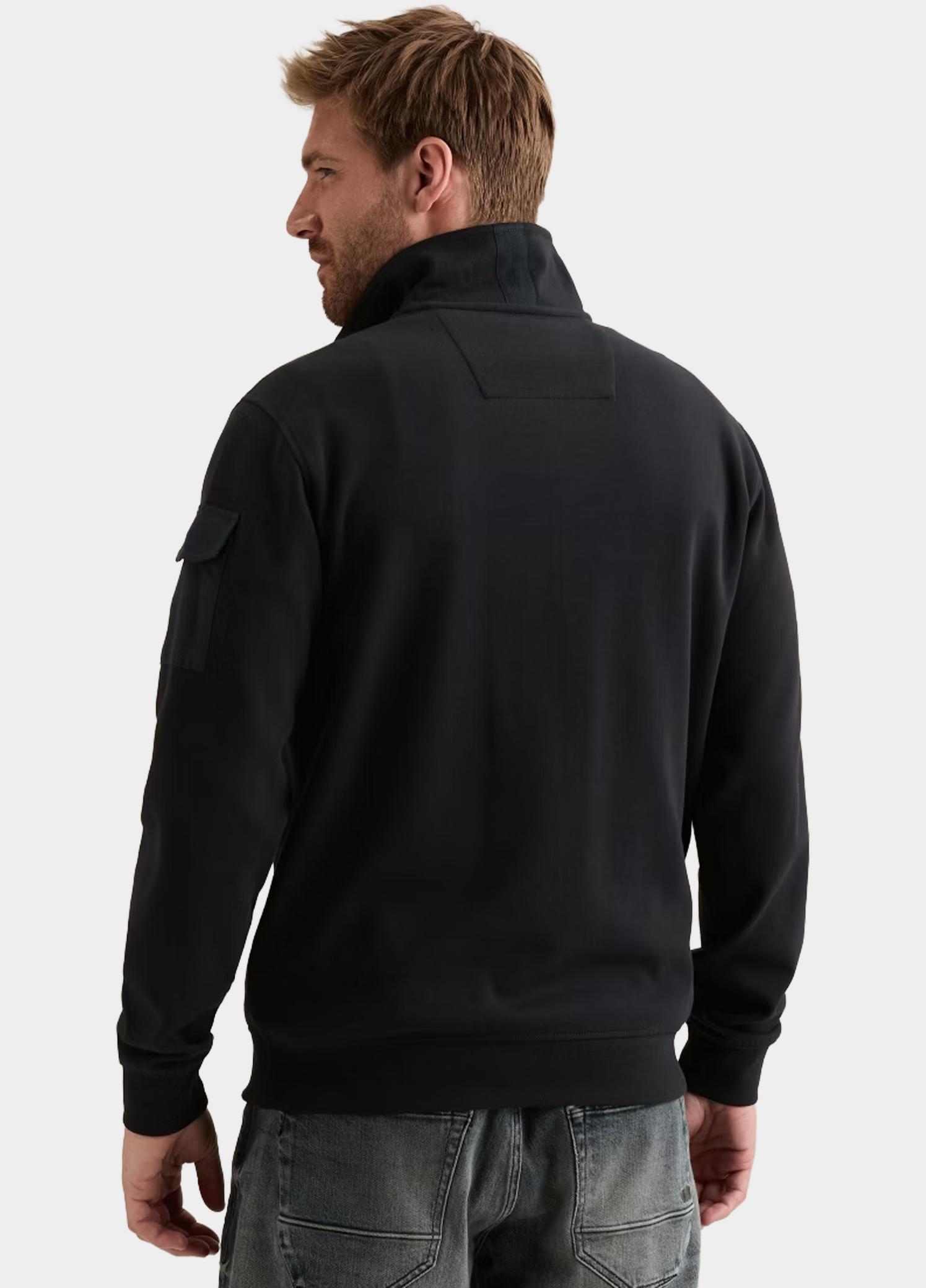 PME Legend Half Zip Blauw Half zip collar interlock jer PSW2608423/5281