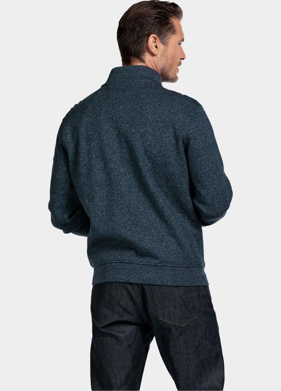 Baileys Vest Blauw Sweat Cardigan Zip 522254/609