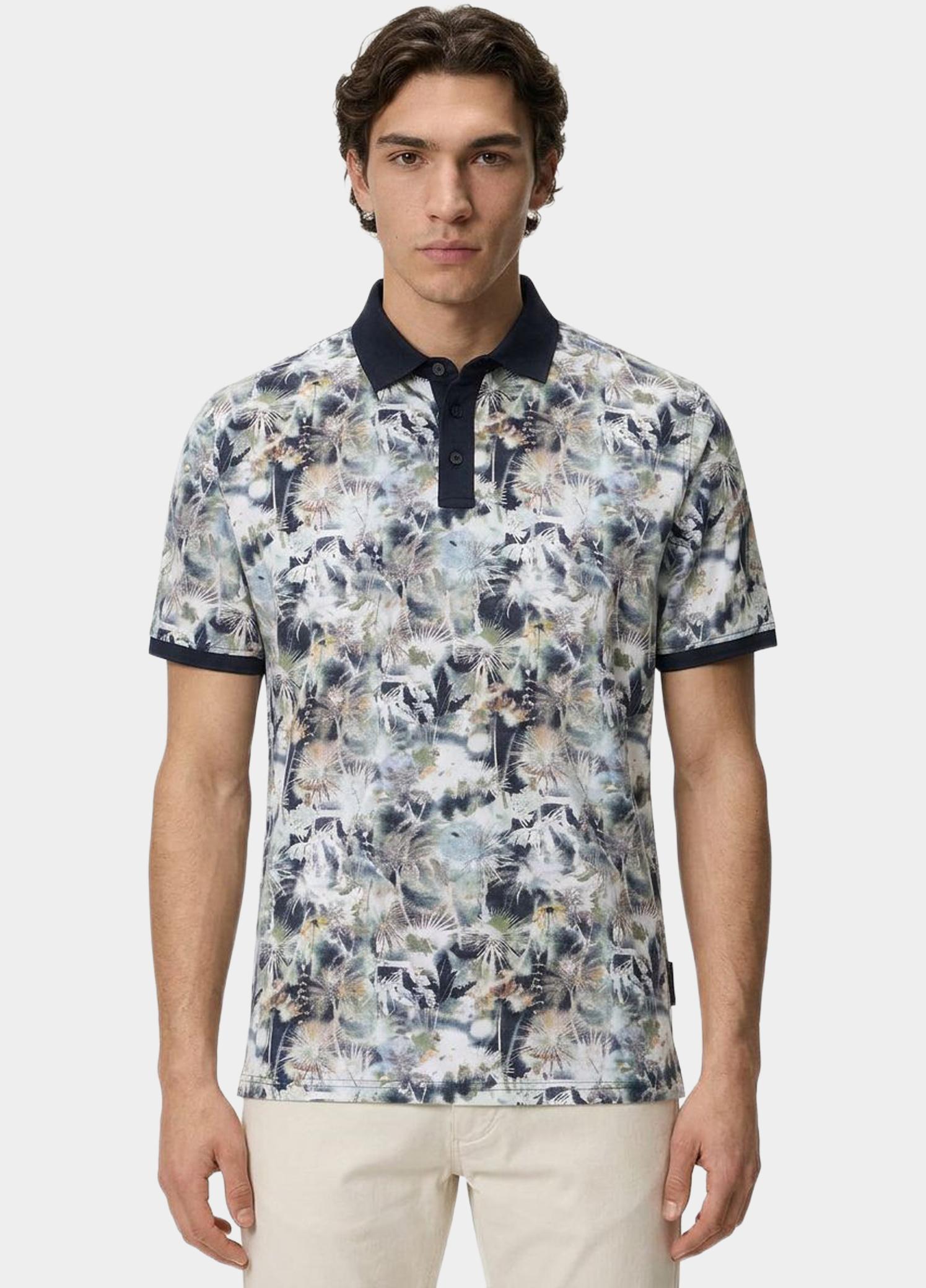 Casamoda Polo korte mouw Groen Polo 126320161/303