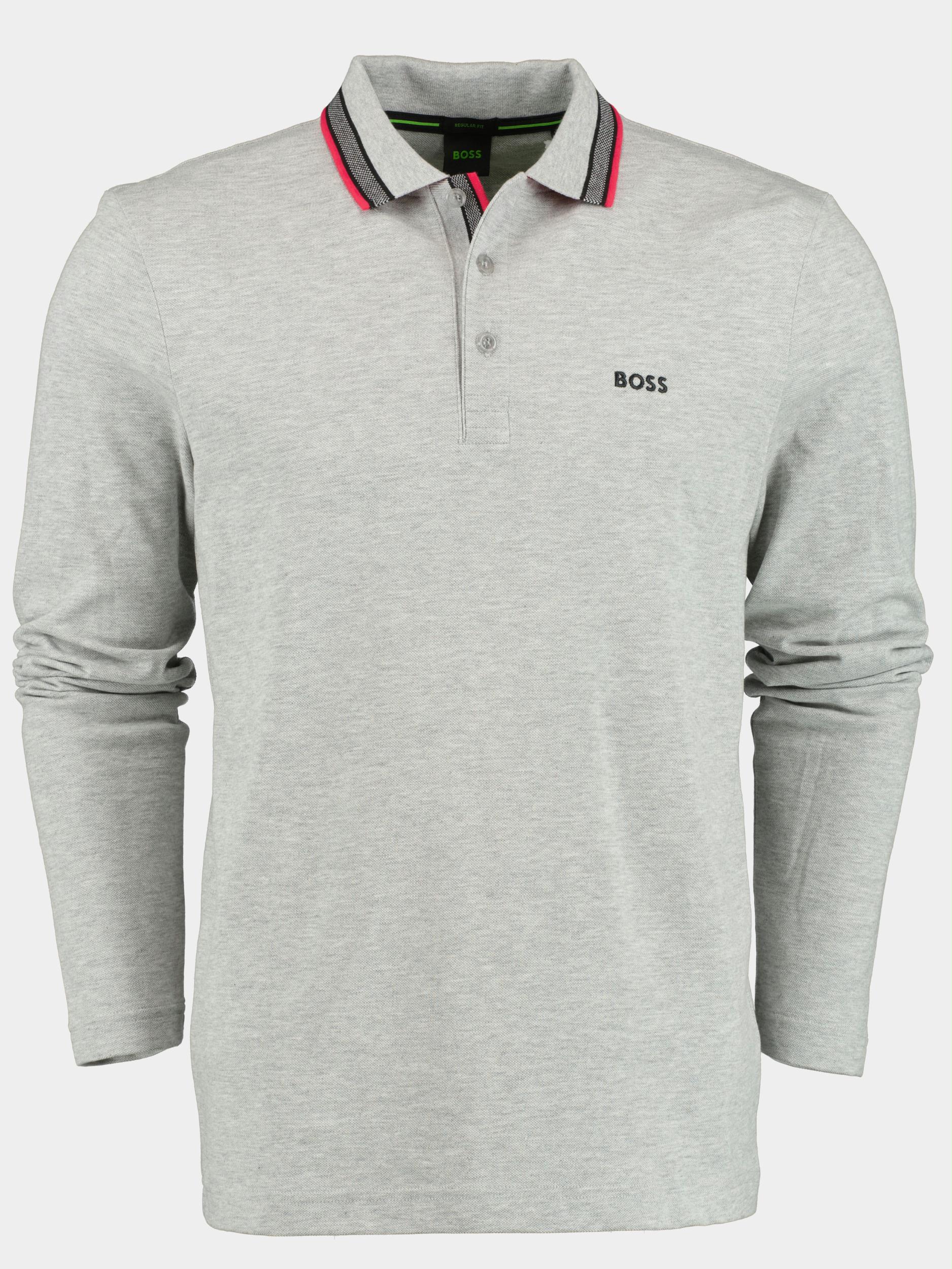 Boss polo lange store mouw