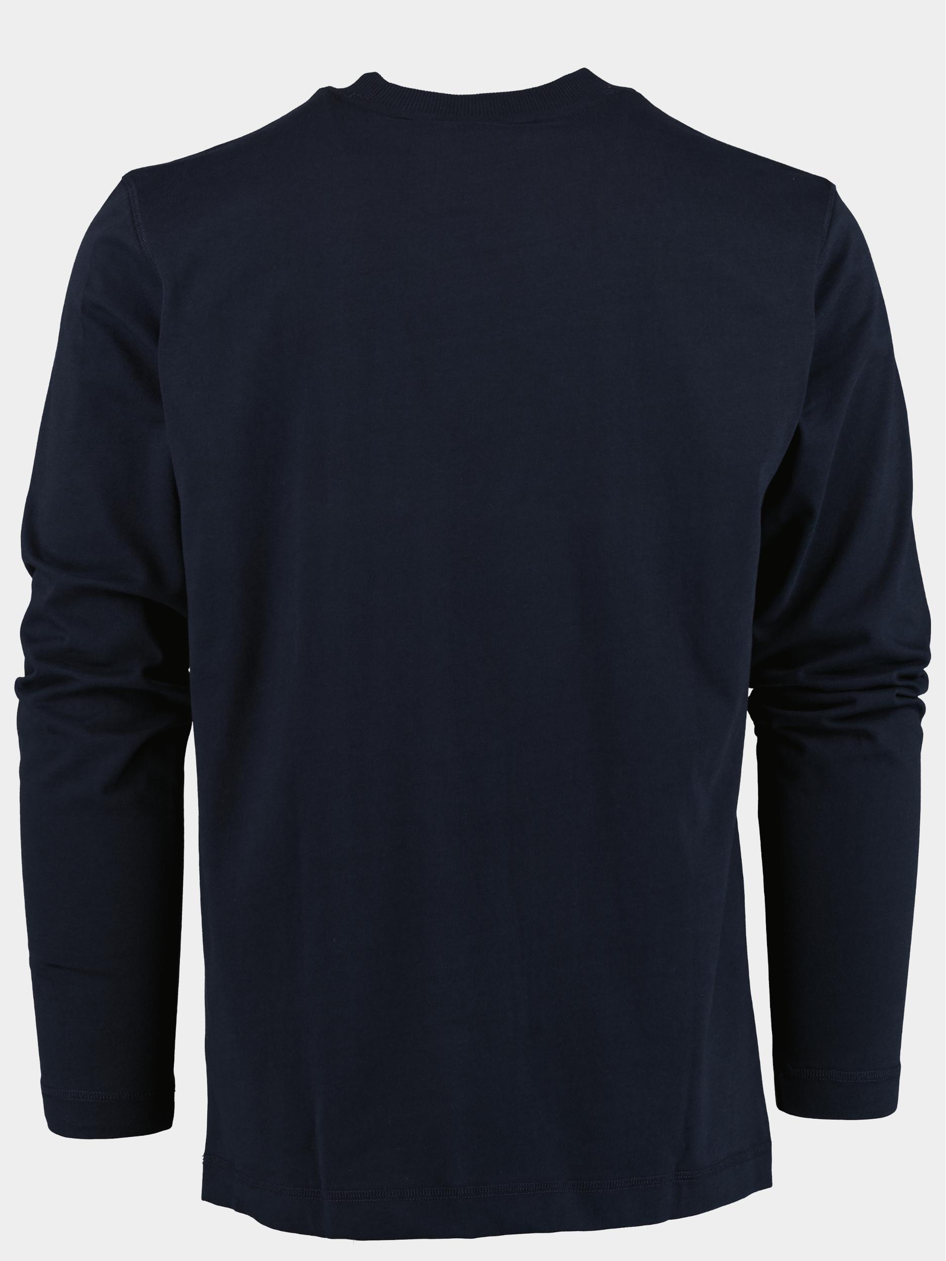 BOSS Orange T-shirt lange mouw Blauw Teebasiclong 10252536 01 50499276/404