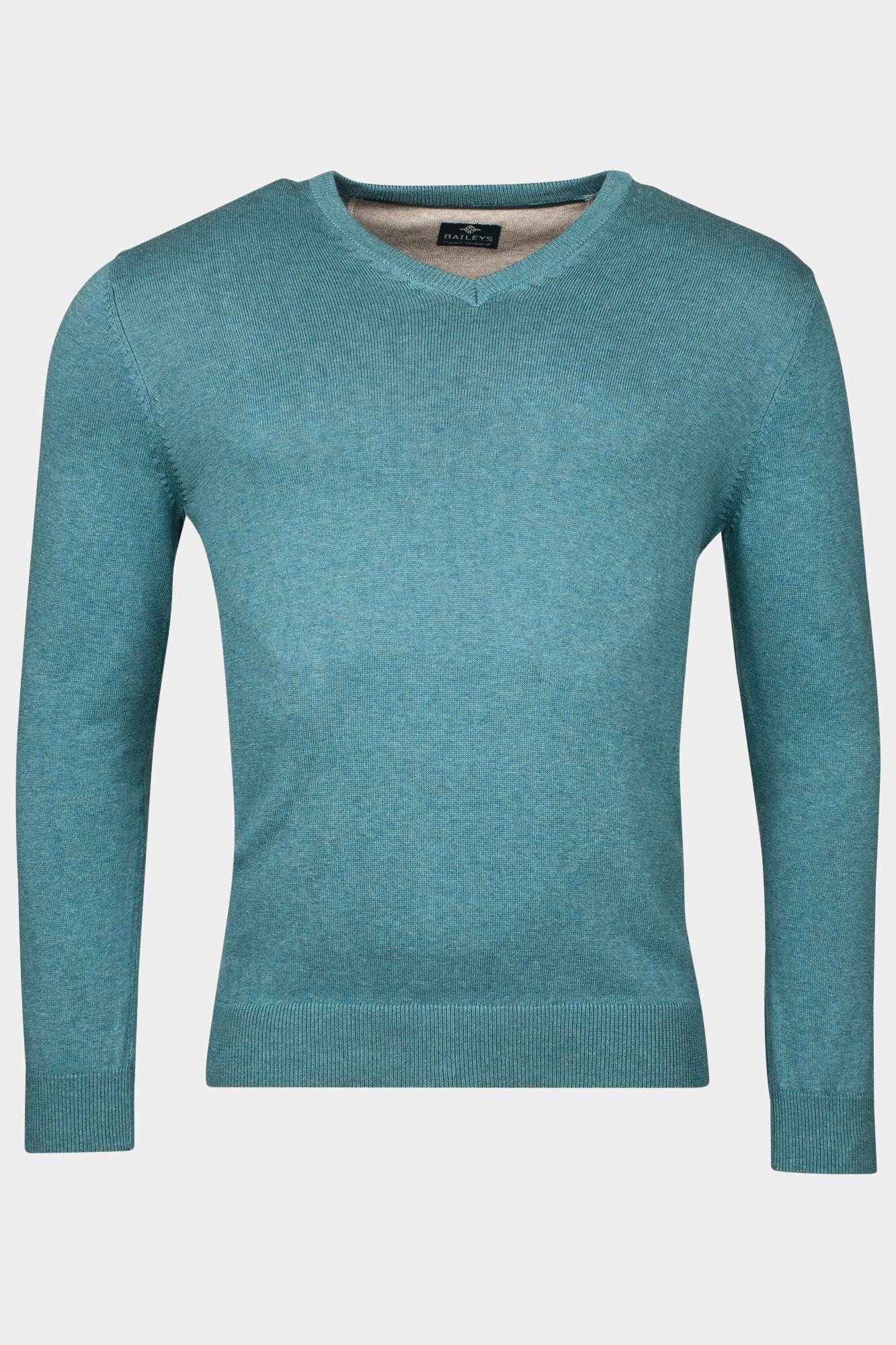 Baileys Pullover Blauw V-Neck Pullover 12gg, single 518100CCT-3/975