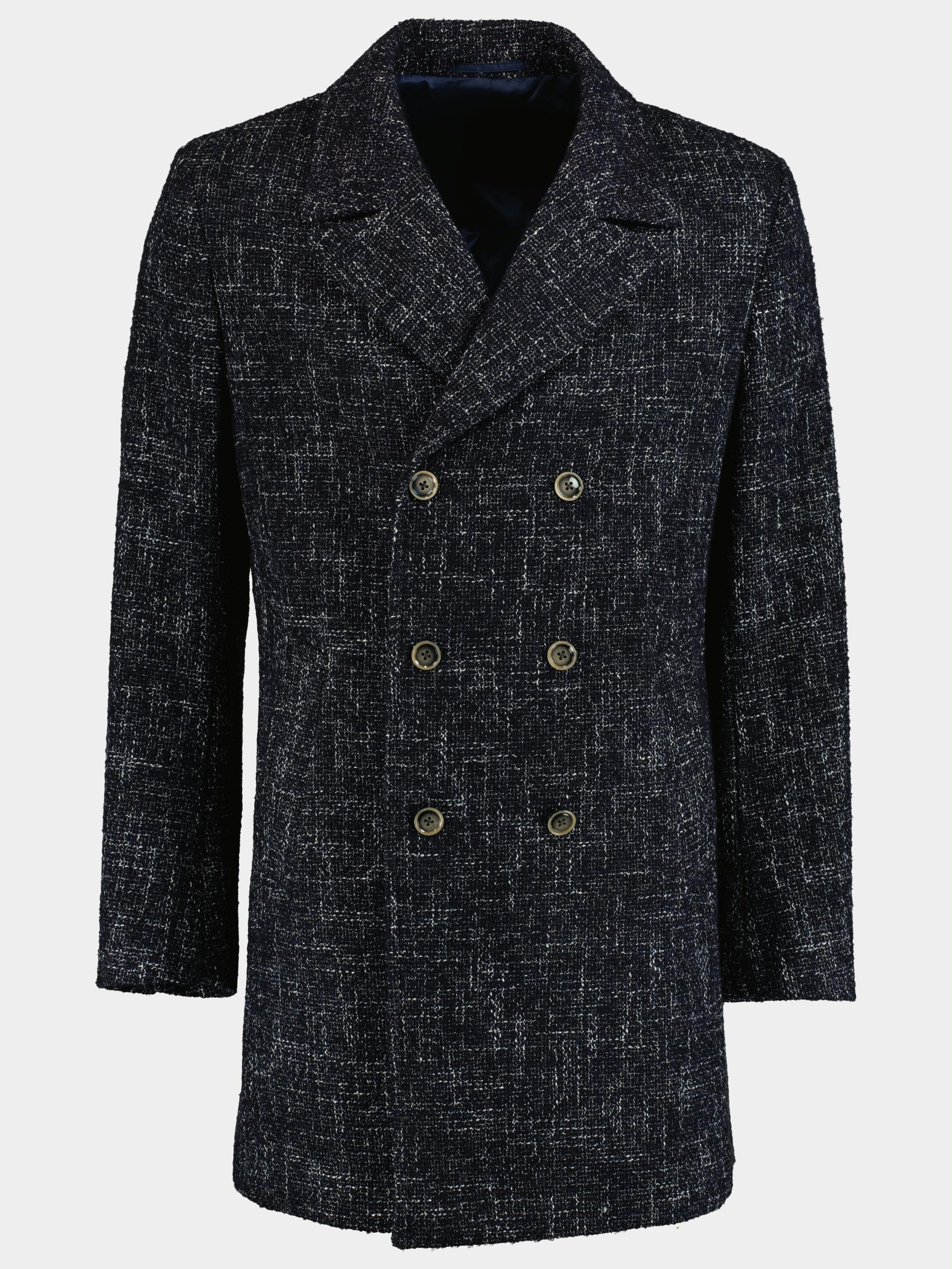 Bos Bright Blue Wollen Jas Blauw  MB28040/003