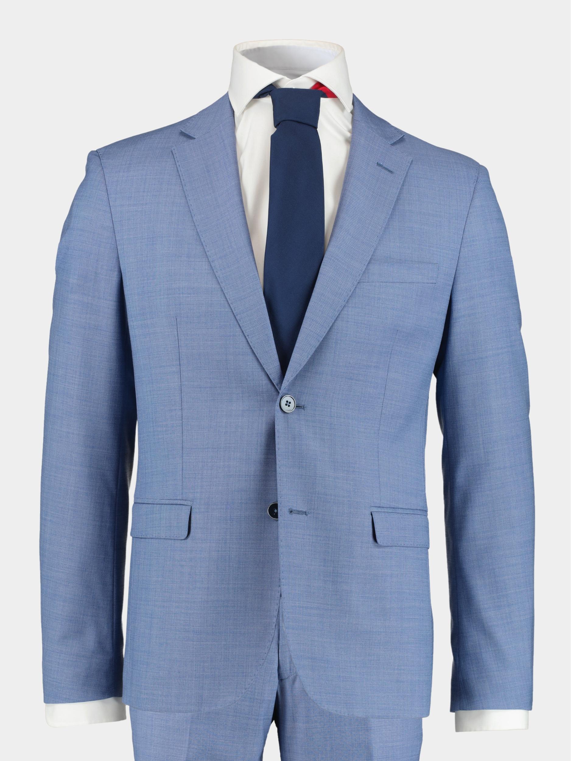 Bos Bright Blue Kostuum Blauw Toulon Suit Drop 8 231028TO12BO/210 l.blue