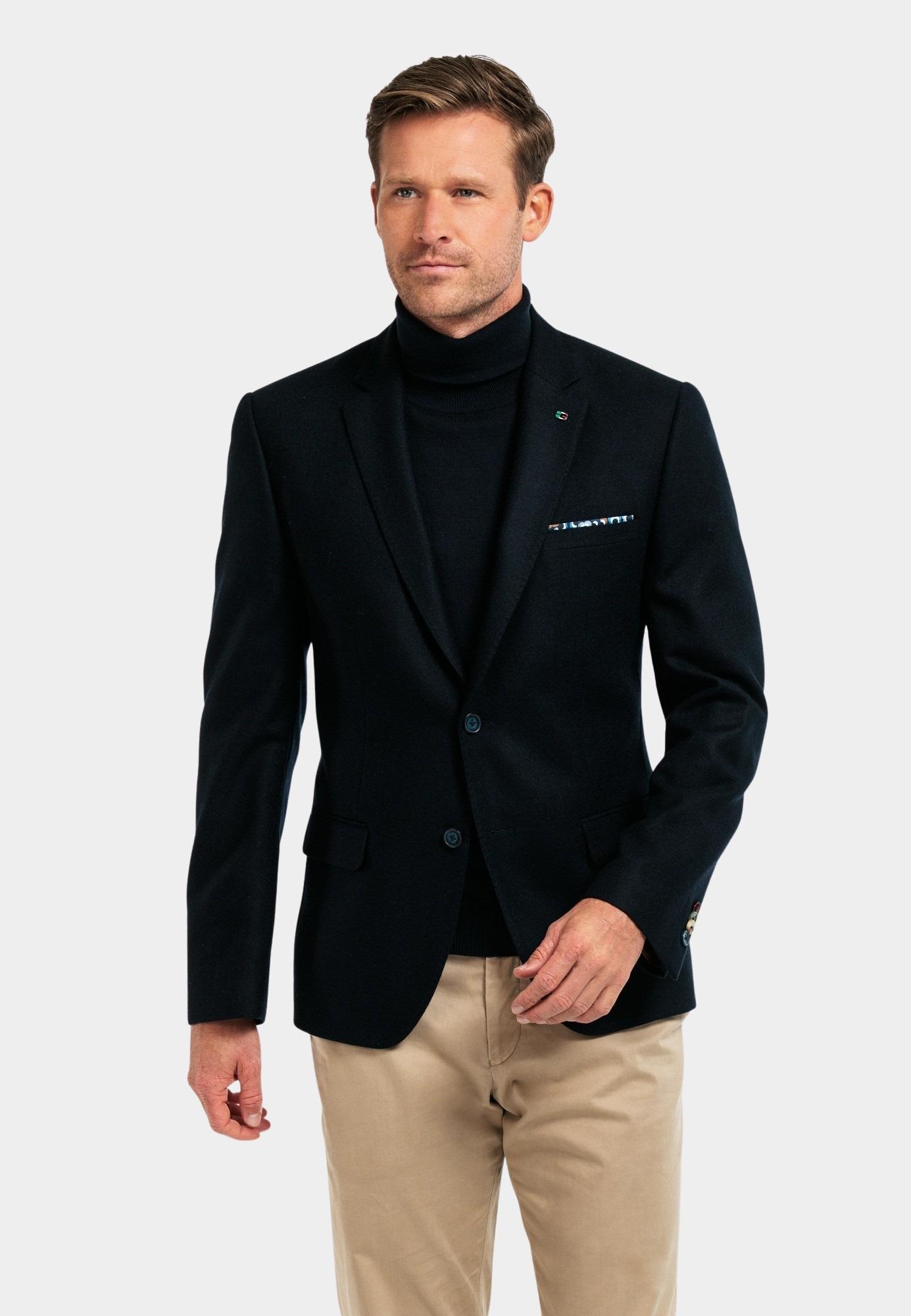 Giordano Blazer Blauw Blazer Robert Wool Mix 422610/60