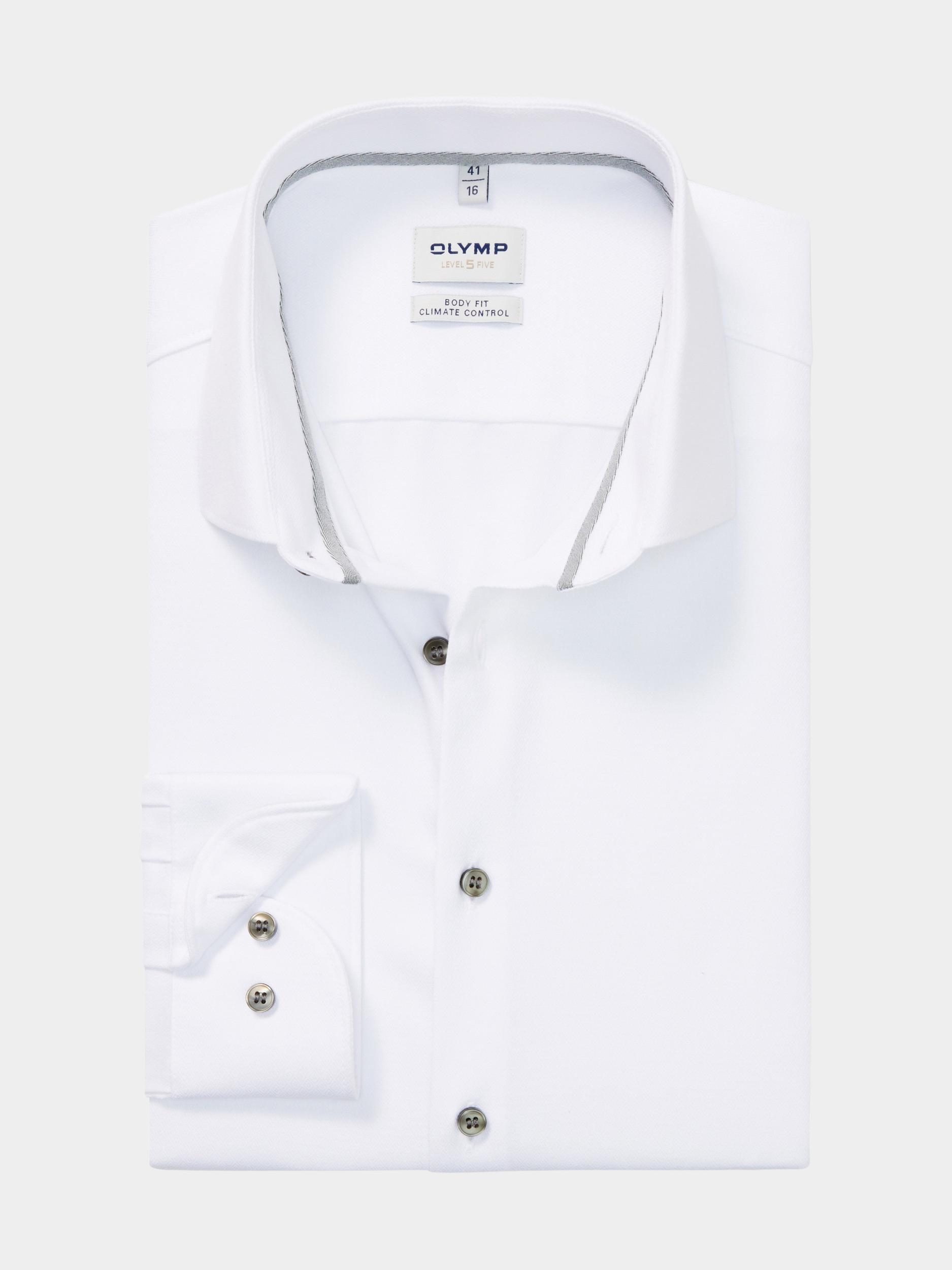 Olymp Business hemd lange mouw Rood Level 5 204084/36
