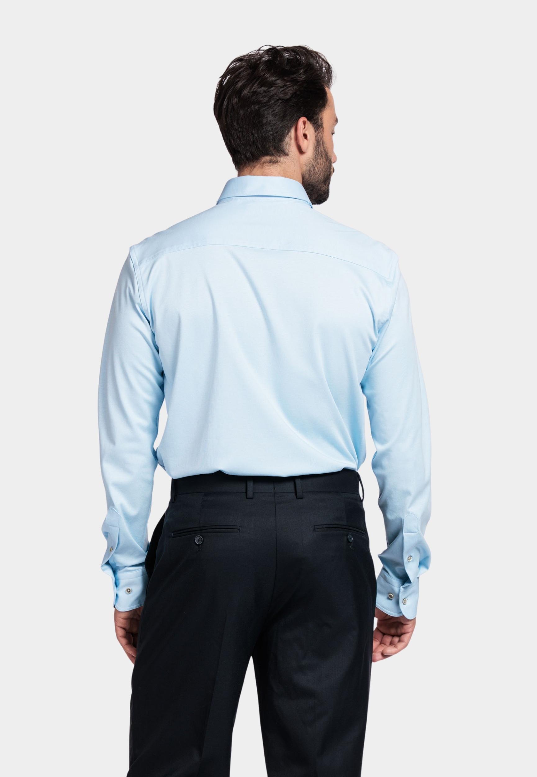 Giordano Casual hemd lange mouw Blauw Ivy long sleeve button down J NOS7078/61