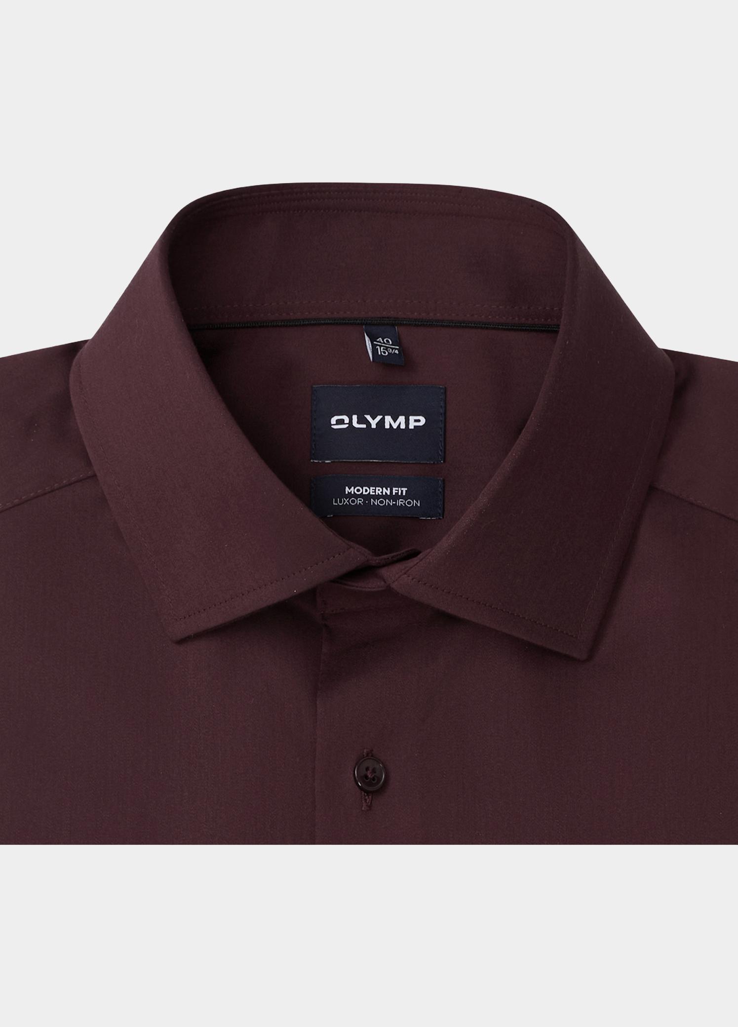 Olymp Overhemd extra lange mouw Rood Luxor mf D.8148 o.T. 131089/38