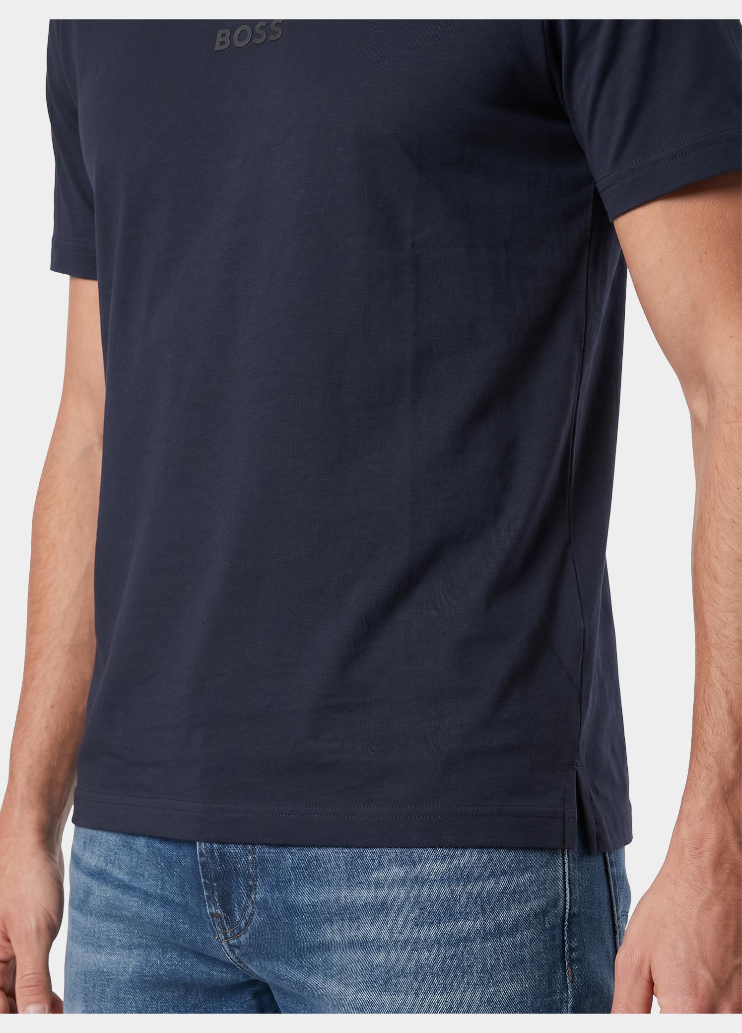 BOSS Green T-shirt heren Blauw Tee 10 10262150 01 50519368/404