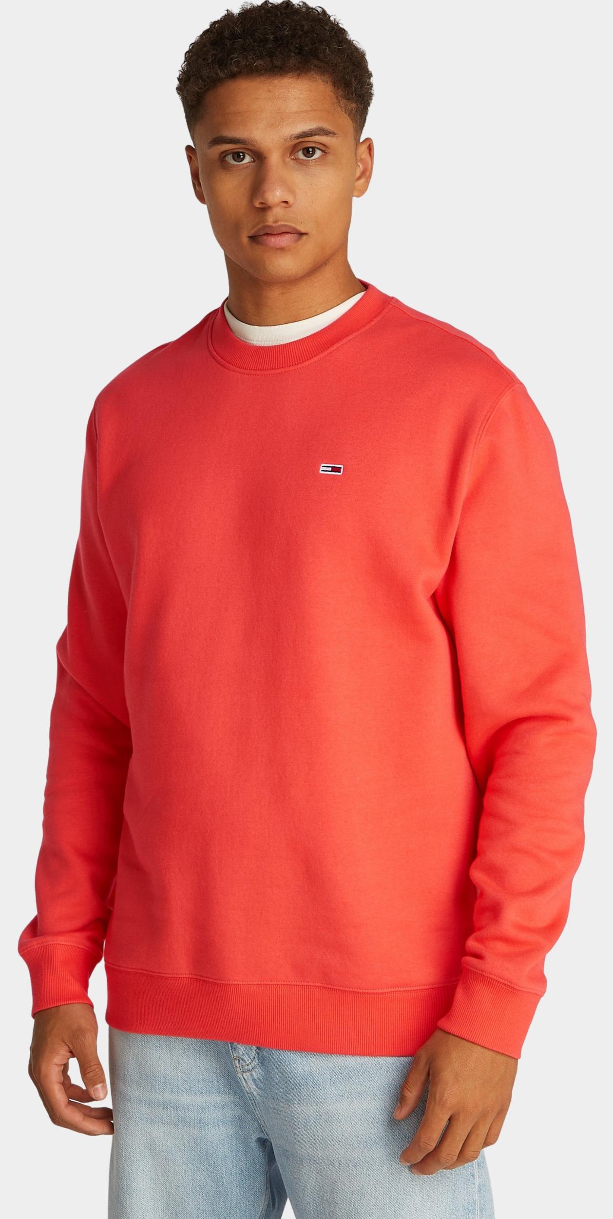 Tommy Jeans Sweater Oranje TJM REG S FLAG CREW EXT DM0DM20741/SN6