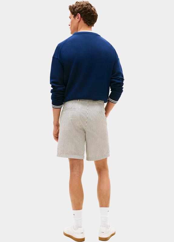 Tommy Hilfiger Korte Broek heren Blauw DOVER 8 INC SEERSUCKER STRIPE MW0MW42359/0A6