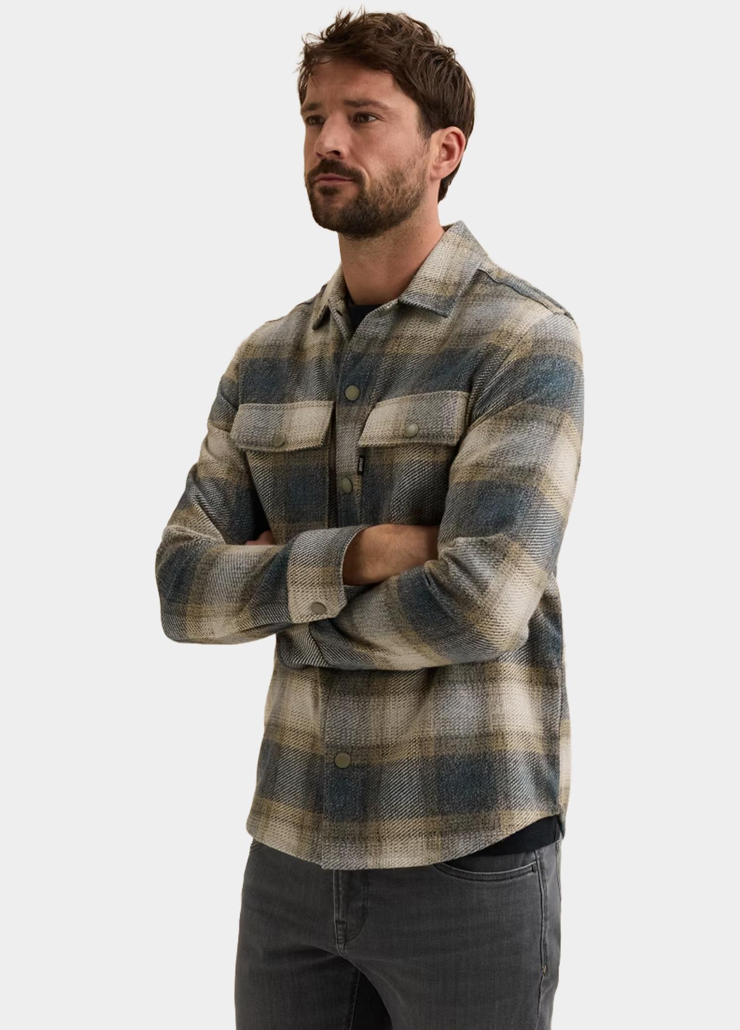 Vanguard Overshirt Multi Long sleeve shirt Check Brush VSI2608212/5356