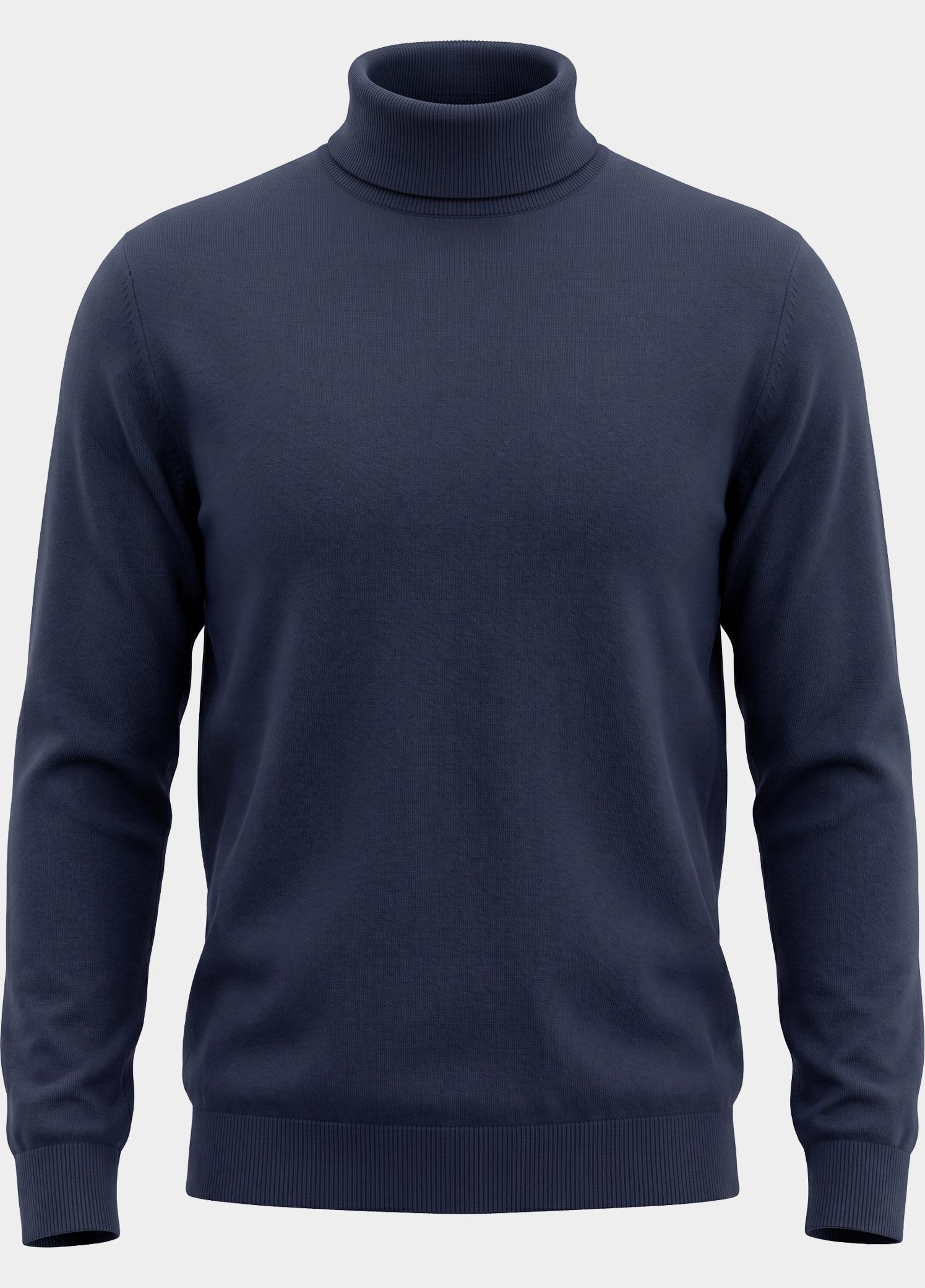 BOSS Black Turtle neck Blauw H-Bjarno 10282612 01 50570642/404