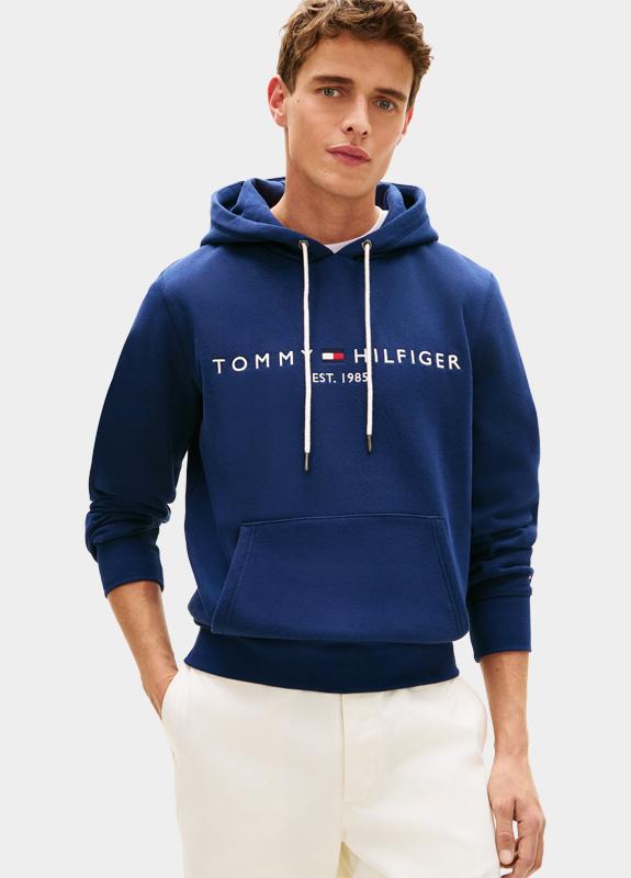 Tommy Hilfiger Hoodie Blauw TOMMY LOGO HOODY MW0MW11599/DCC